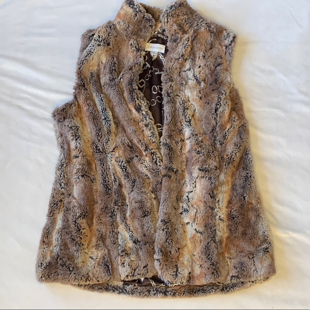 Vegan fur vest super soft